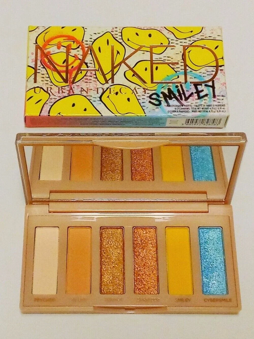 🧚‍♀️Urban Decay x Smiley DISCONTINUED NAKED MUCHO HAPPY Palette NWT